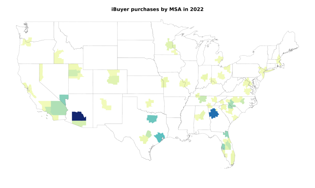 Investor purchase map