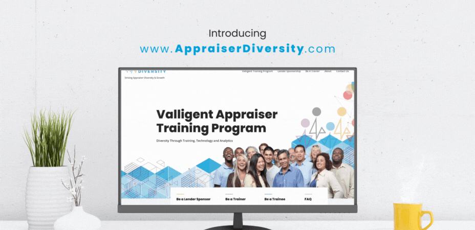 Desktop view of AppraiserDiversity.com