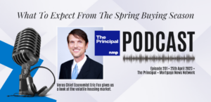 Podcast image with Veros Chief Economist Eric Fox
