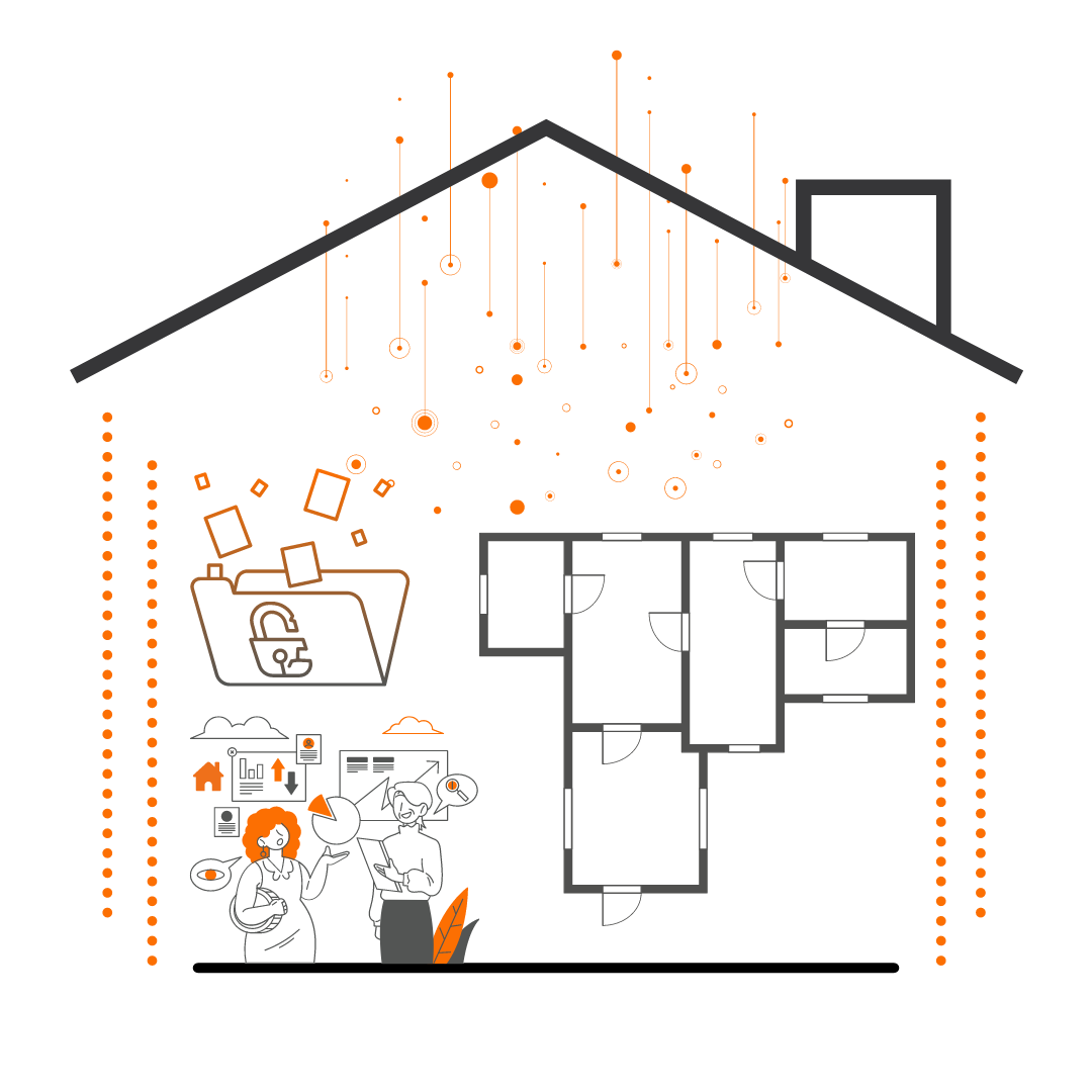 Image of house outline